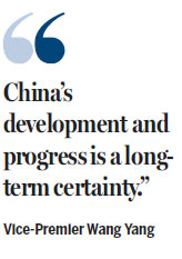 Wang Yang calls for US tech exports to China