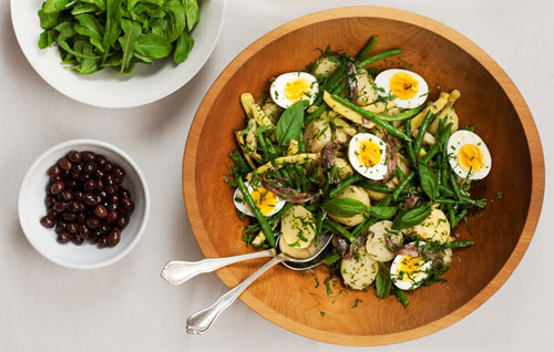 French potato and green bean salad