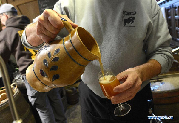 Traditional beer brewer Cantillon in Belgium