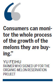 Farmers grow organic watermelons to order