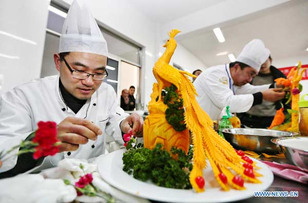 Fruit and vegetable carving contest
