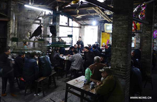 Jiaotong Tea House in Chongqing