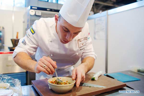 Hungarian chef prepares for Bocuse d'Or Europe 2014