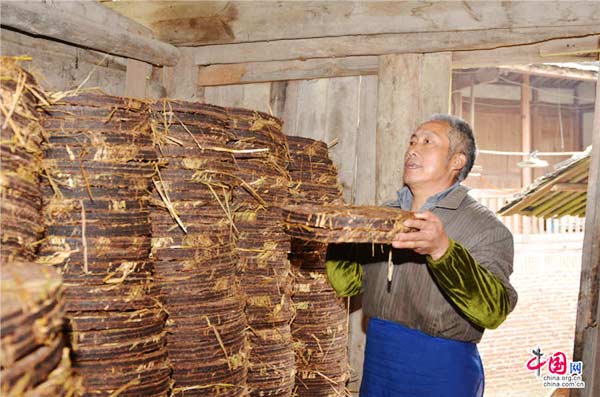 Traditional tea-seed oil mill in SE China