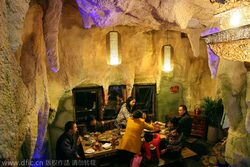 Restaurant in a 'cave'