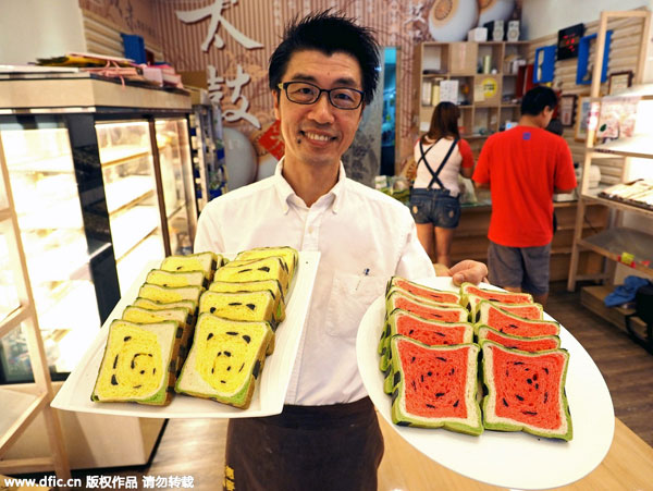 Watermelon toast gains popularity in Taiwan