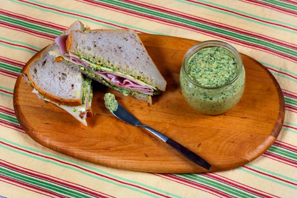 Green Genie sandwich spread transforms ham and cheese