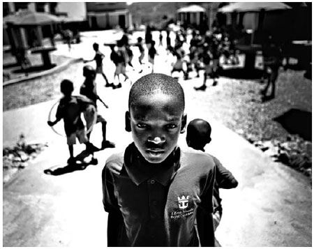 In Haiti, classes come with a peek at the lush life