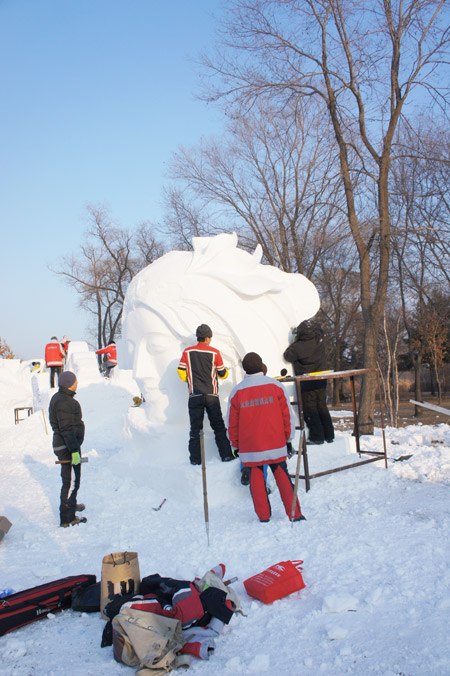 Best snow sculptures in Harbin