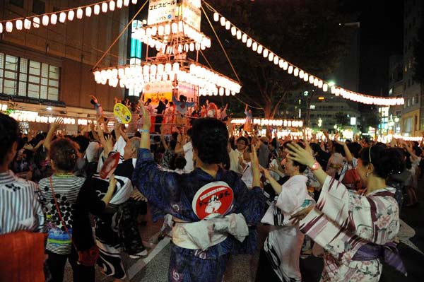 Obon festival celebrated in Tokyo