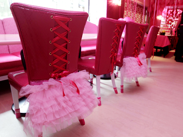 Barbie-themed cafe in Taipei