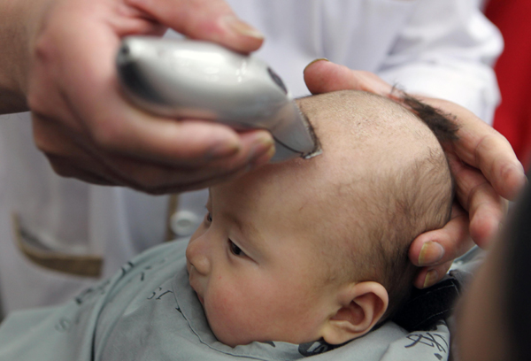 Chinese haircuts for good luck
