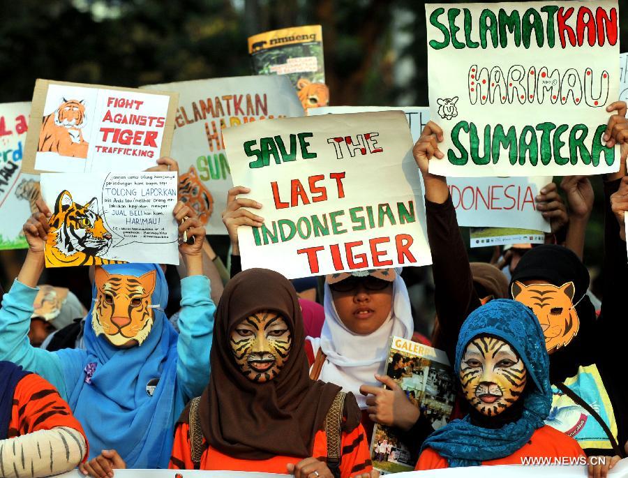 Global Tiger Day marked in Jakarta