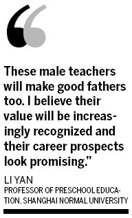 Preschools struggling to recruit male teachers
