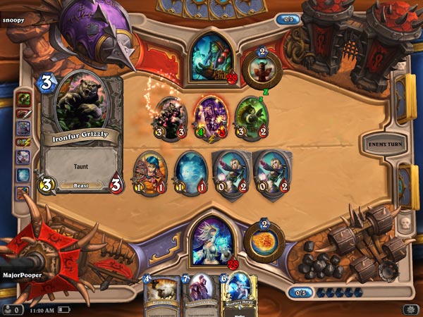 Hearthstone: a card game on a tablet done right