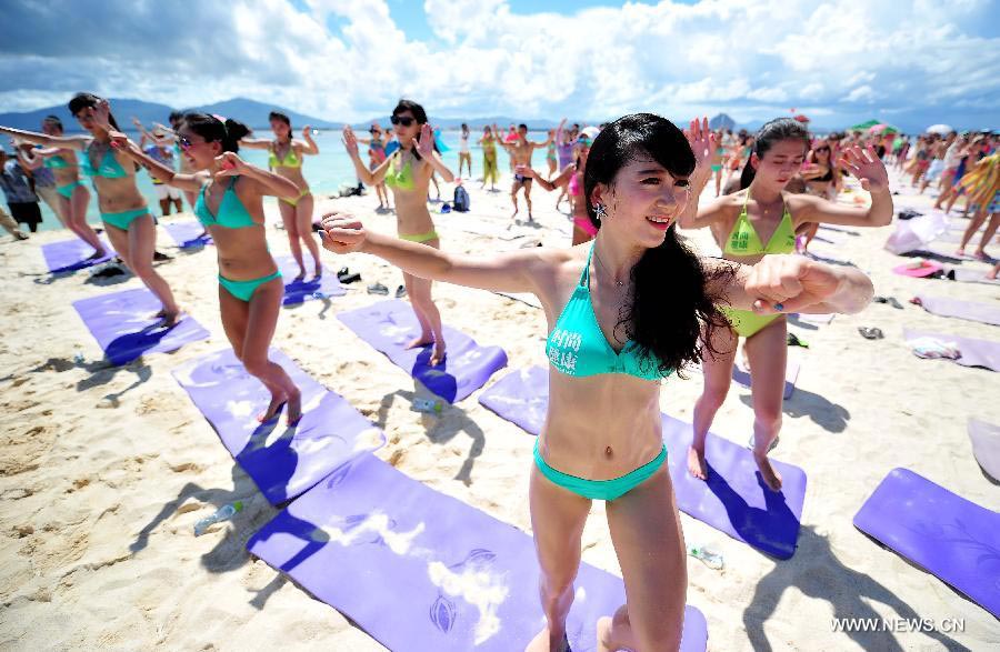 Highlights of Hainan's bikini festival