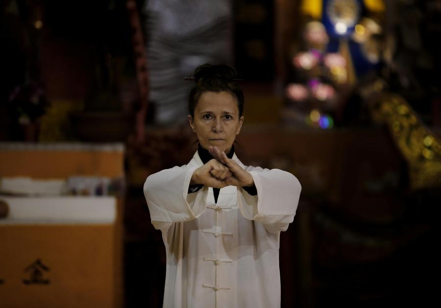 Spanish woman's affection for tai chi