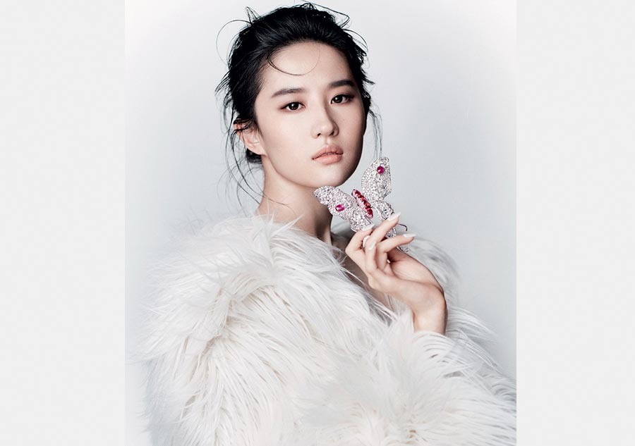 Actress Liu Yifei poses for <EM>Harper's Bazaar</EM>
