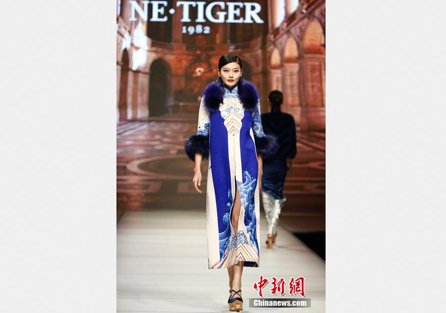 Haute couture fur show held in NE China