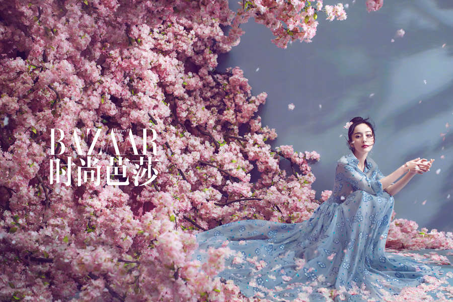 Yang Mi and Mark Chao pose for fashion magazine