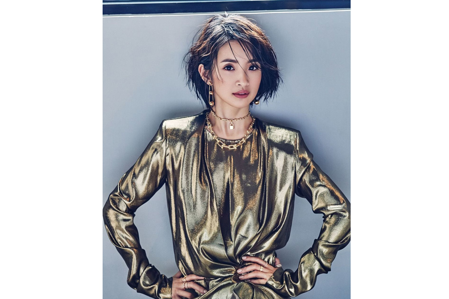 Actress Ariel Lin poses for fashion magazine