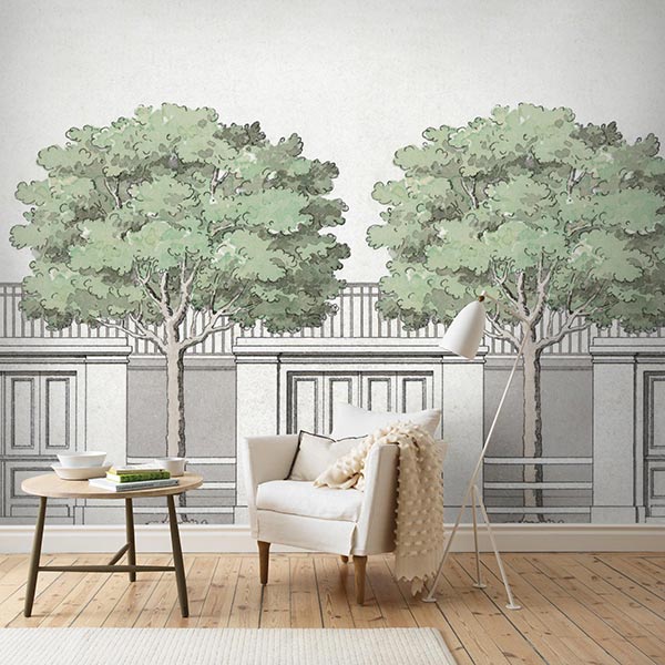 Makeover with wallpaper
