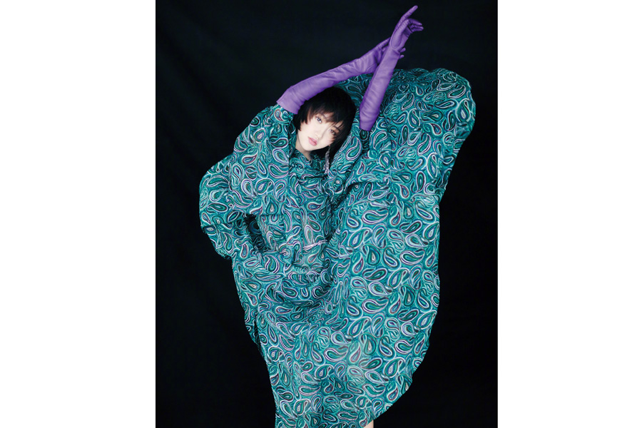 Actress Jing Tian poses for fashion magazine