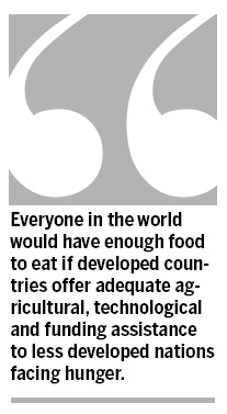 Ensure food security for all