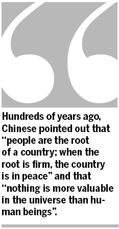 Different cultures show same respect for human dignity