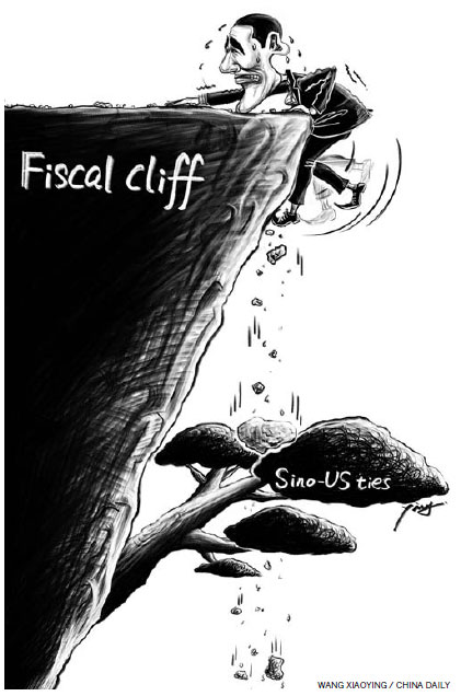 Sino-US ties in times of fiscal cliff