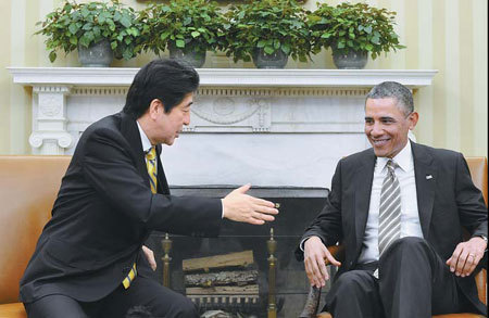 Abe fails in US islands mission