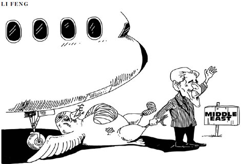Kerry visits Middle East