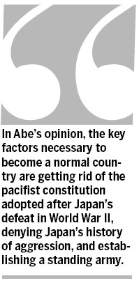 More belligerent Japan on the cards