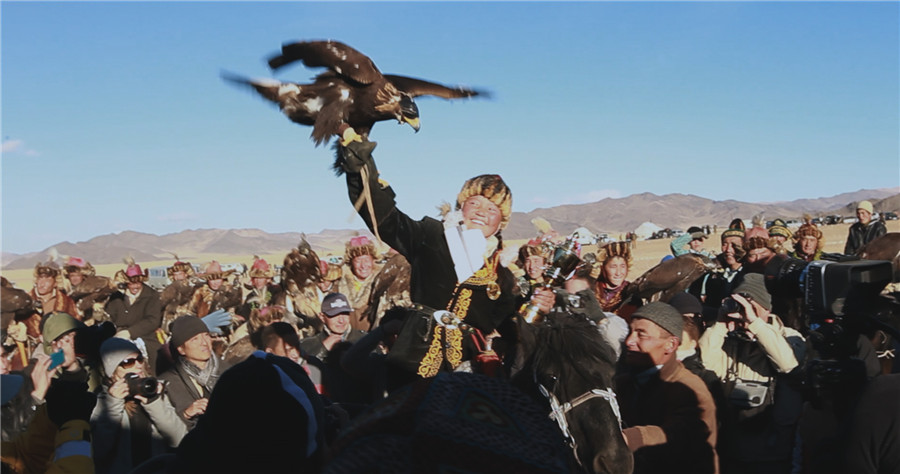 Mongolian eagle hunting - and dreams - take wing on screen