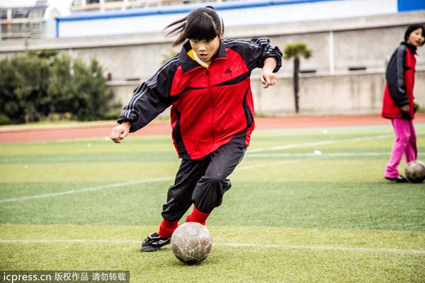 Soccer can be girls' sport
