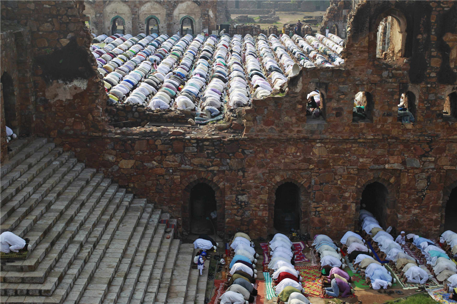 Muslims offer Eid al-Adha prayers in India