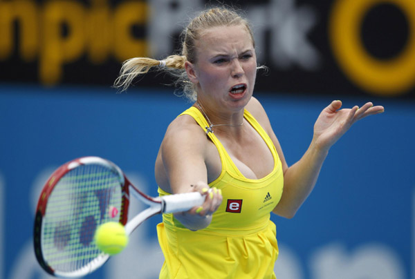World number one Wozniacki shrugs off Sydney exit