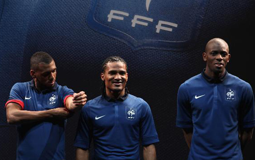French football team's new jersey unveiled