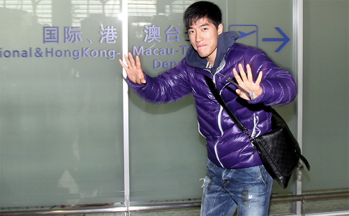 Liu Xiang leaves for German indoor tournament