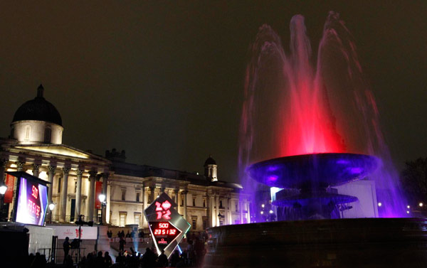 London 2012 marks 500 days to go with countdown clock