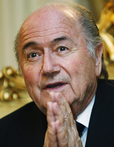I have not finished my work with FIFA: Blatter