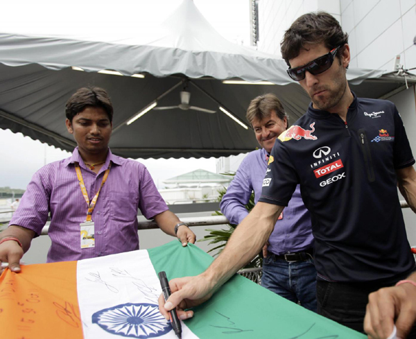 Australian F1 driver Webber to shine this season