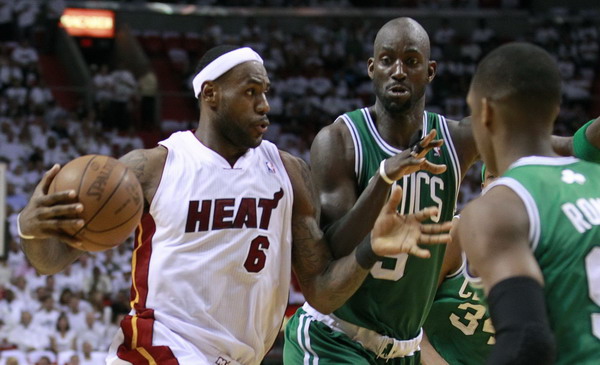 James delivers decisive blow as Heat finish Celtics