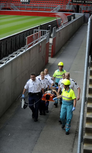 1 dead, 13 injured in Dutch stadium roof collapse