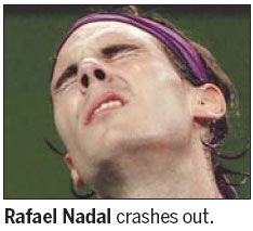 Nadal shocked at Shanghai