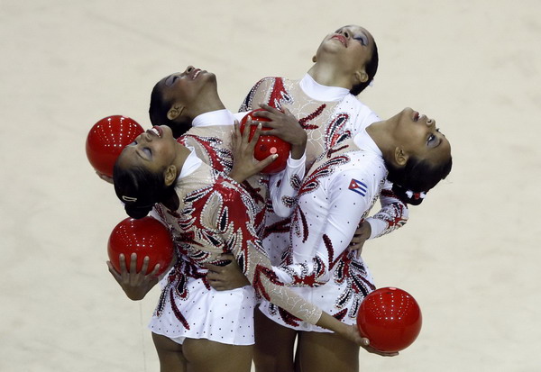 Gymnasts compete at Pan American Games