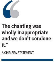 Chelsea condemns fans' chants about Ferdinand
