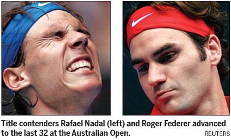 Federer and Nadal on to fourth round