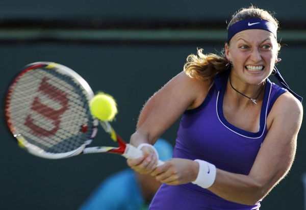 Kvitova dumped out of Indian Wells by US teenager