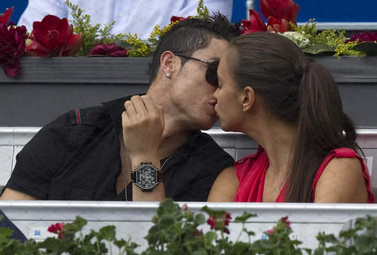 550px x 372px - Cristiano Ronaldo and Irina watch tennis game[1]|chinadaily.com.cn
